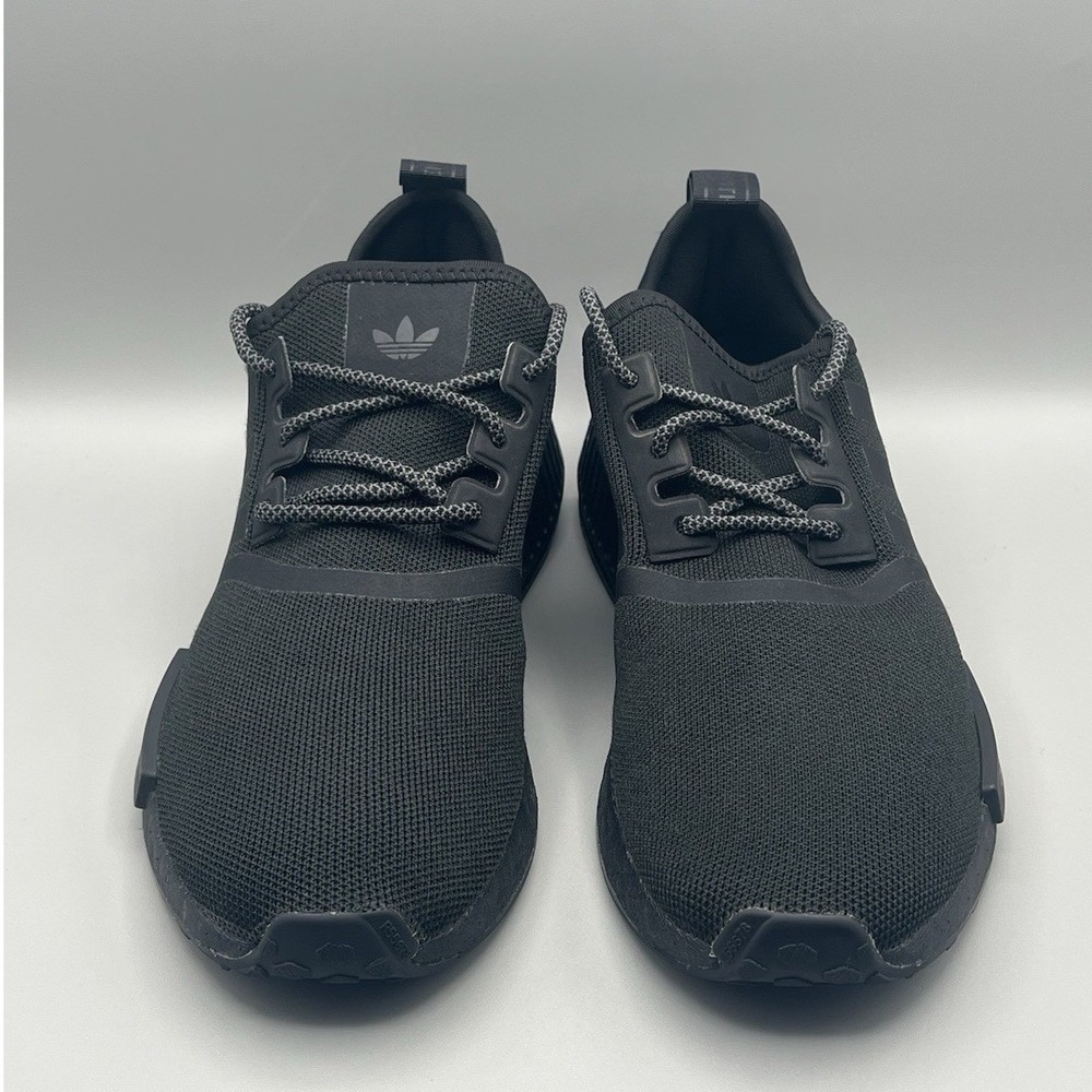 Adidas Originals NMD R1 Triple Black Running Shoes - Men's Size 8 USED - Picture 3 of 8